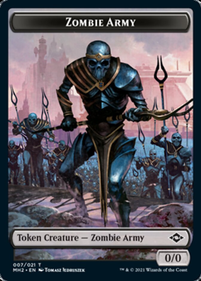 Zombie Army Token [Modern Horizons 2 Tokens] | Cracking-Singles