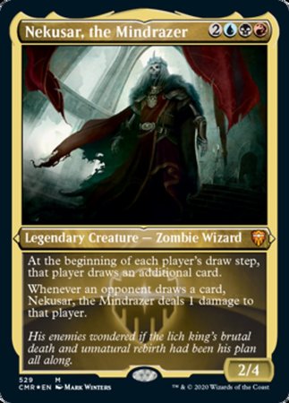 Nekusar, the Mindrazer (Foil Etched) [Commander Legends] | Cracking-Singles