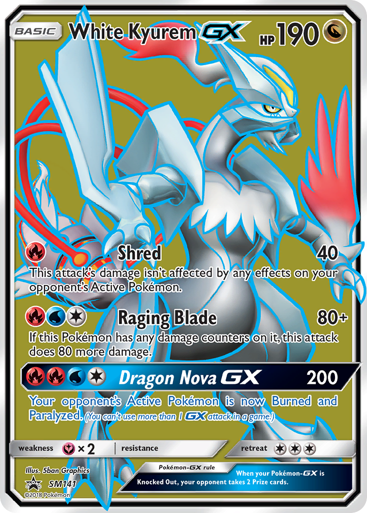 White Kyurem GX (SM141) [Sun & Moon: Black Star Promos] | Cracking-Singles