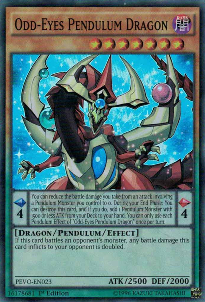 Odd-Eyes Pendulum Dragon [PEVO-EN023] Super Rare | Cracking-Singles