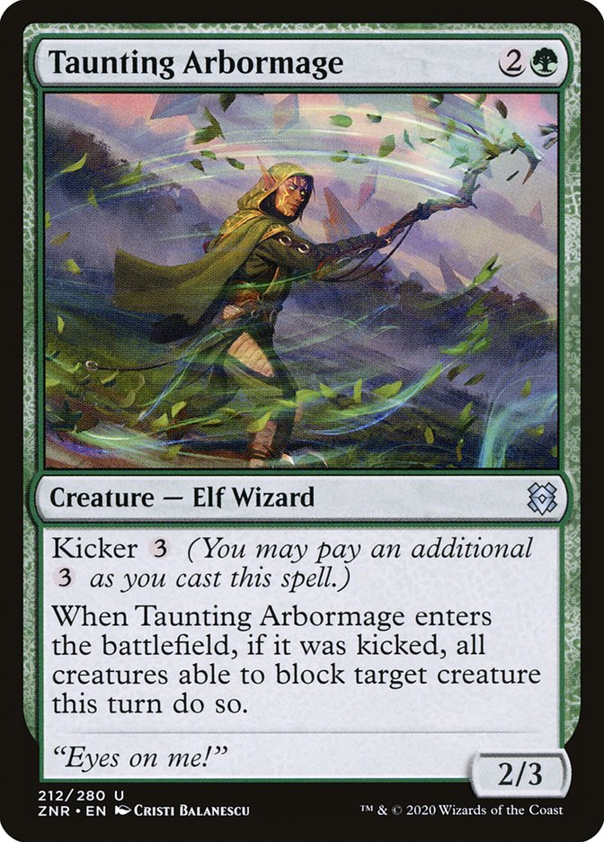 Taunting Arbormage [Zendikar Rising] | Cracking-Singles