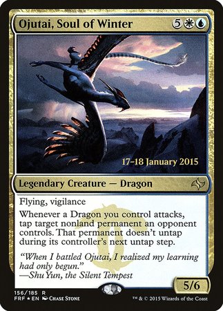 Ojutai, Soul of Winter [Fate Reforged Promos] | Cracking-Singles