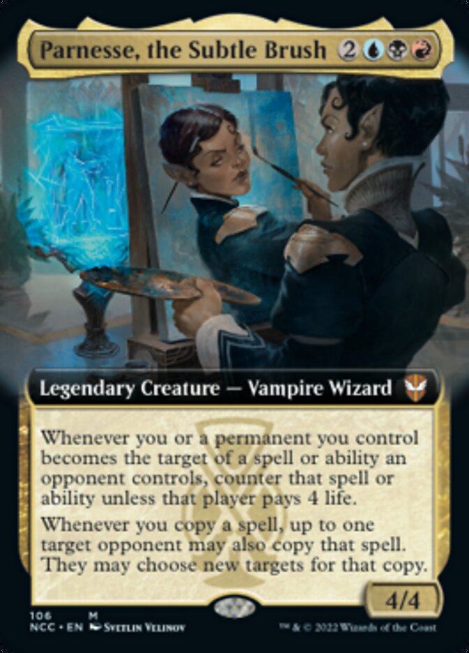 Parnesse, the Subtle Brush (Extended Art) [Streets of New Capenna Commander] | Cracking-Singles