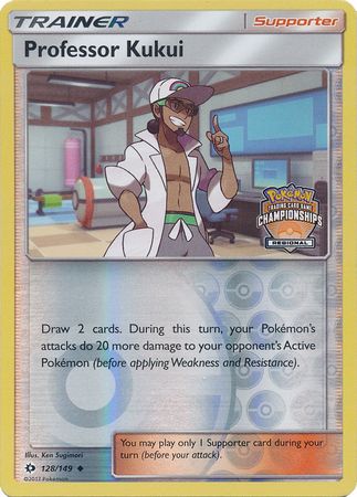 Professor Kukui (128/149) (Regional Championship Promo) [Sun & Moon: Base Set] | Cracking-Singles