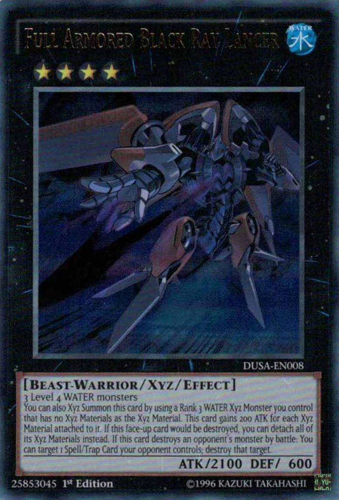 Full Armored Black Ray Lancer [DUSA-EN008] Ultra Rare | Cracking-Singles