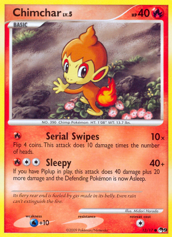 Chimchar (13/17) [POP Series 9] | Cracking-Singles