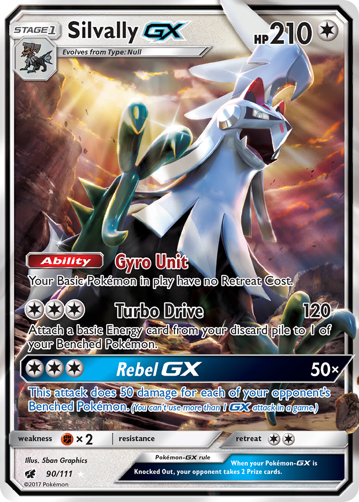 Silvally GX (90/111) [Sun & Moon: Crimson Invasion] | Cracking-Singles