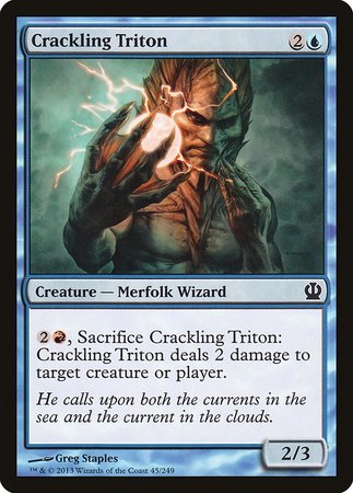 Crackling Triton [Theros] | Cracking-Singles