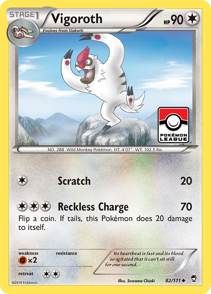 Vigoroth (82/111) [XY: Furious Fists] | Cracking-Singles