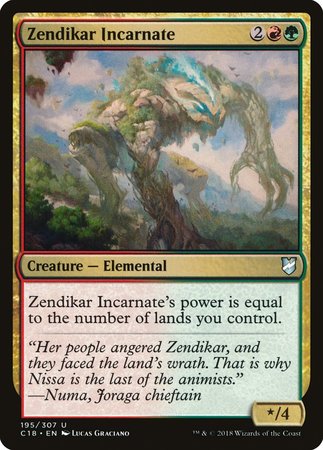 Zendikar Incarnate [Commander 2018] | Cracking-Singles