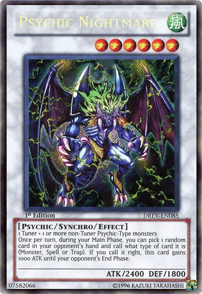 Psychic Nightmare [DREV-EN085] Secret Rare | Cracking-Singles