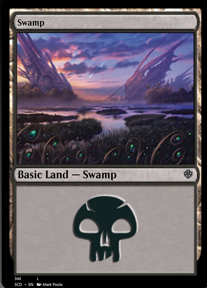 Swamp (344) [Starter Commander Decks] | Cracking-Singles