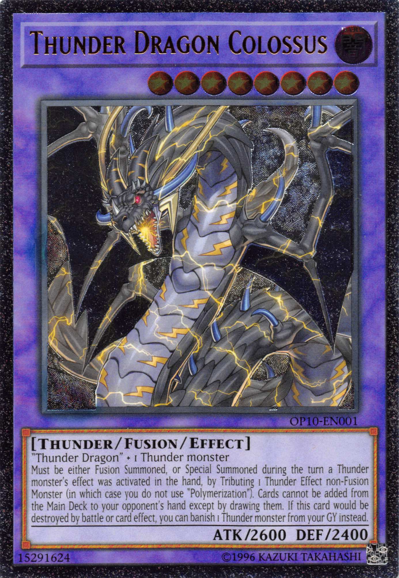 Thunder Dragon Colossus [OP10-EN001] Ultimate Rare | Cracking-Singles