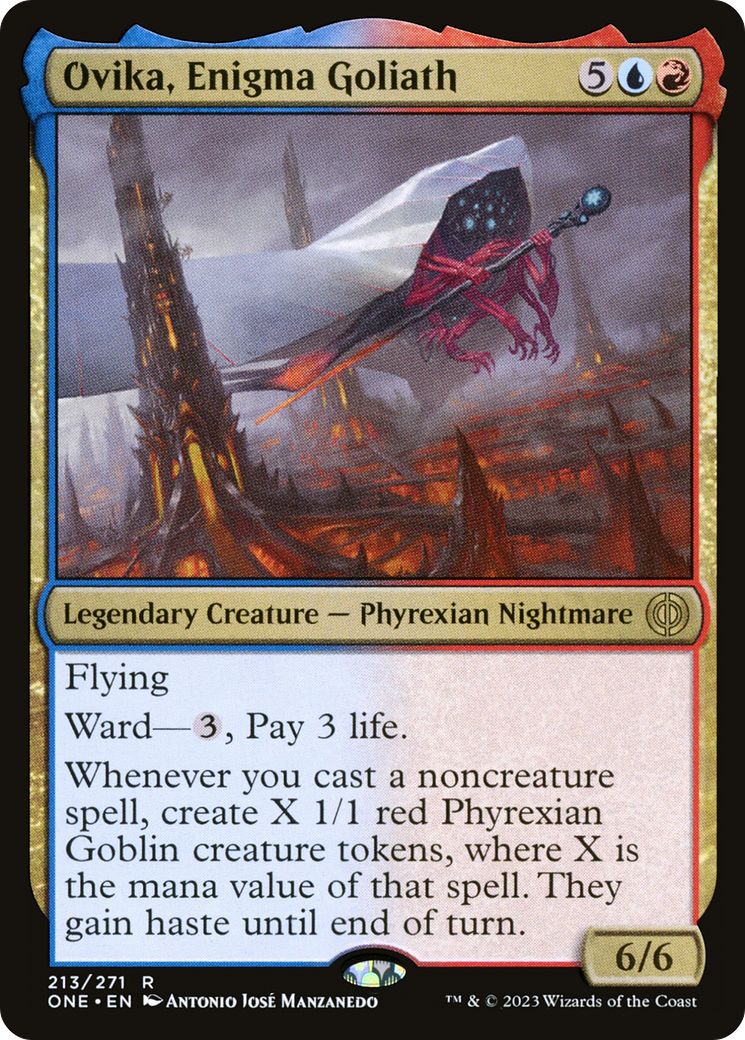 Ovika, Enigma Goliath [Phyrexia: All Will Be One] | Cracking-Singles