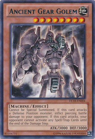 Ancient Gear Golem (Blue) [DL18-EN004] Rare | Cracking-Singles