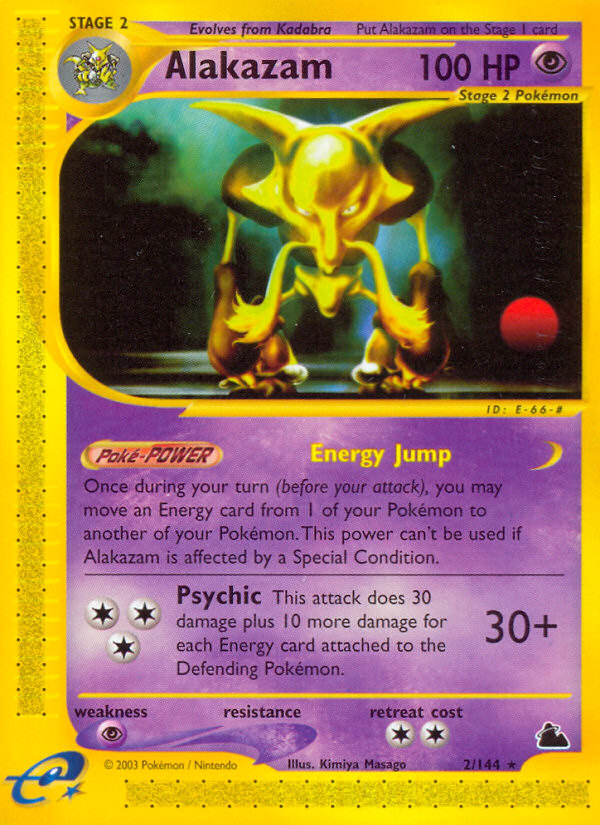 Alakazam (2/144) [Skyridge] | Cracking-Singles