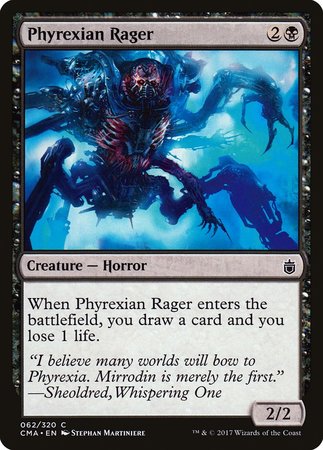 Phyrexian Rager [Commander Anthology] | Cracking-Singles