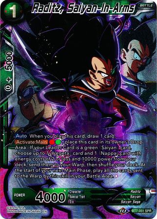 Raditz, Saiyan-In-Arms (SPR) [BT7-051] | Cracking-Singles