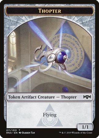 Thopter Token [Ravnica Allegiance Tokens] | Cracking-Singles