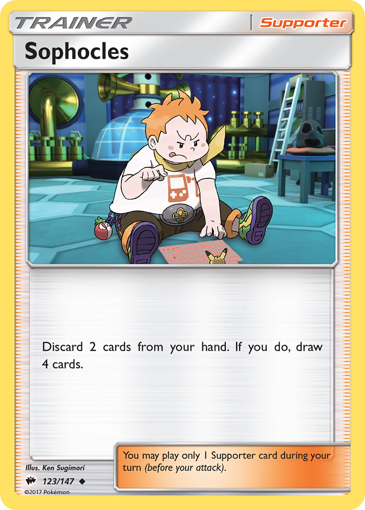 Sophocles (123/147) [Sun & Moon: Burning Shadows] | Cracking-Singles