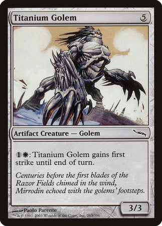 Titanium Golem [Mirrodin] | Cracking-Singles