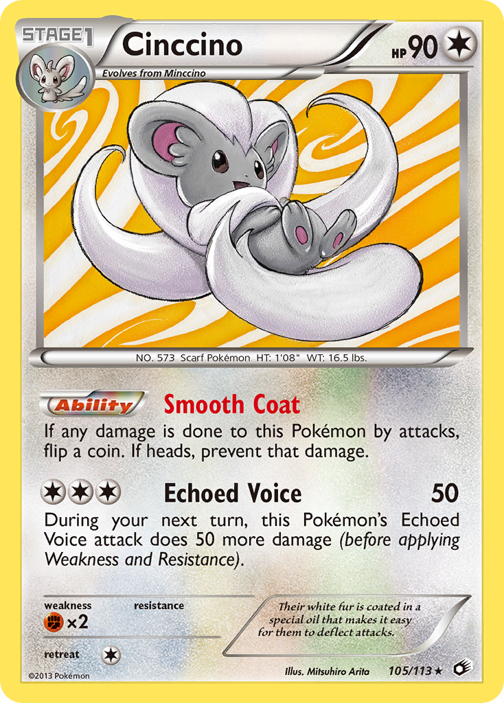 Cinccino (105/113) [Black & White: Legendary Treasures] | Cracking-Singles