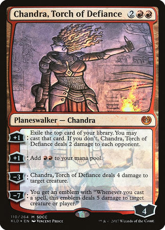 Chandra, Torch of Defiance (SDCC 2017 EXCLUSIVE) [San Diego Comic-Con 2017] | Cracking-Singles