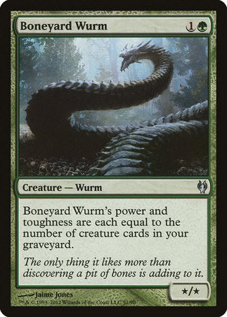 Boneyard Wurm [Duel Decks: Izzet vs. Golgari] | Cracking-Singles