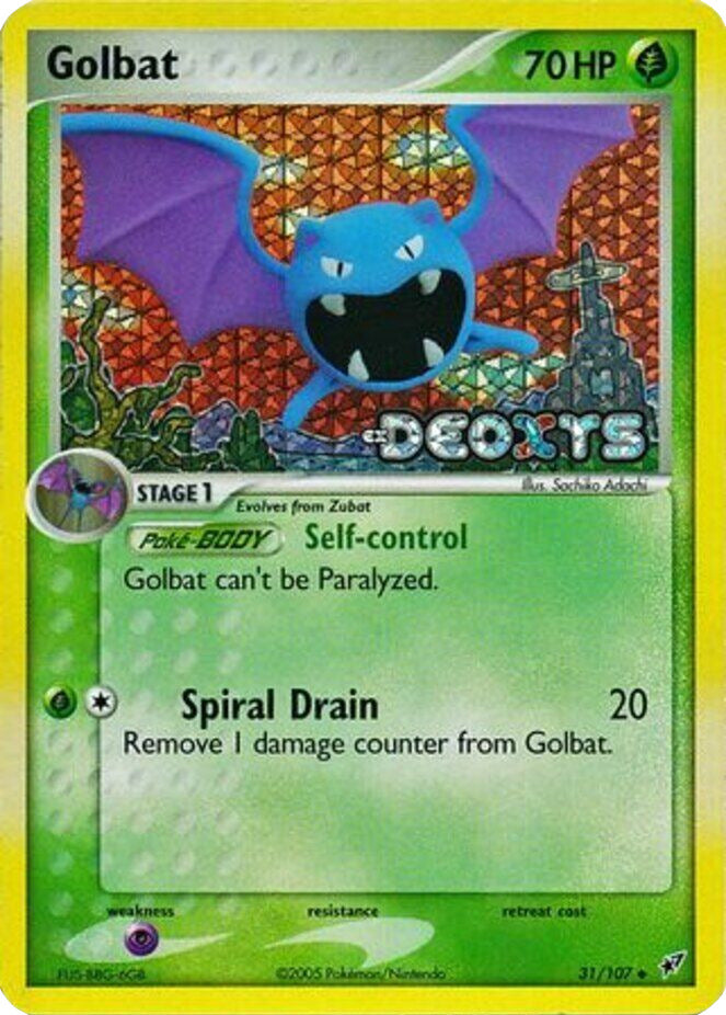 Golbat (31/107) (Stamped) [EX: Deoxys] | Cracking-Singles