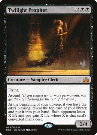 Twilight Prophet [Rivals of Ixalan Promos] | Cracking-Singles