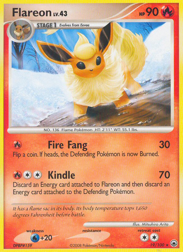 Flareon (19/100) [Diamond & Pearl: Majestic Dawn] | Cracking-Singles