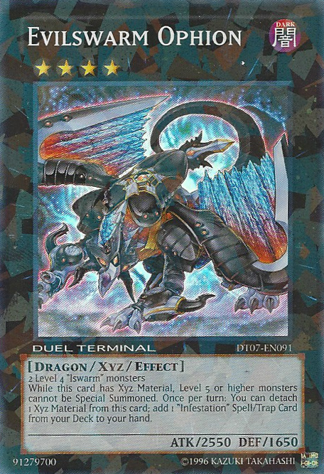 Evilswarm Ophion [DT07-EN091] Super Rare | Cracking-Singles