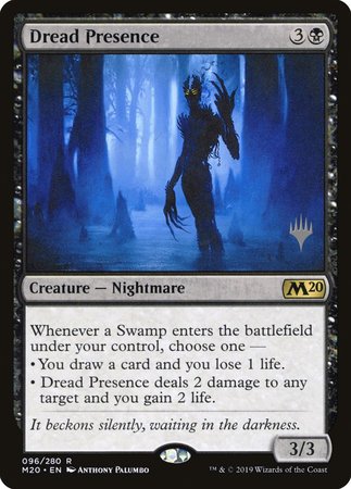 Dread Presence [Core Set 2020 Promos] | Cracking-Singles