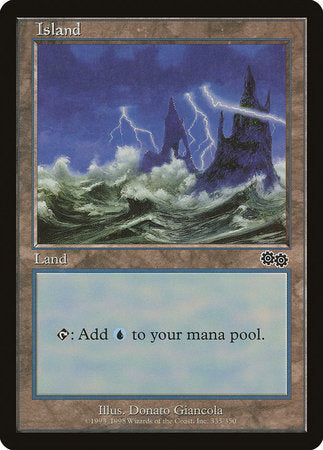 Island (335) [Urza's Saga] | Cracking-Singles