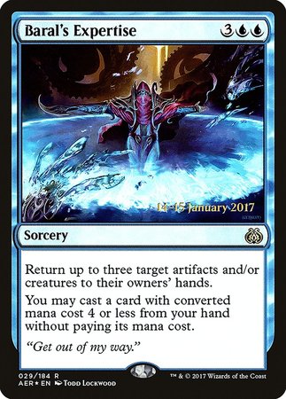 Baral's Expertise [Aether Revolt Prerelease Promos] | Cracking-Singles