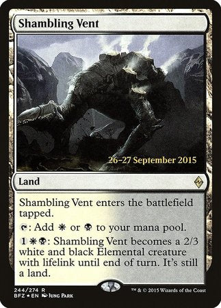 Shambling Vent [Battle for Zendikar Prerelease Promos] | Cracking-Singles