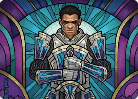 Aron, Benalia's Ruin Art Card [Dominaria United Art Series] | Cracking-Singles