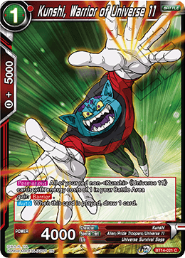 Kunshi, Warrior of Universe 11 (BT14-021) [Cross Spirits] | Cracking-Singles