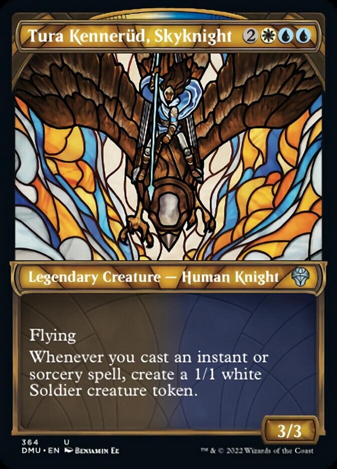 Tura Kennerud, Skyknight (Showcase Textured) [Dominaria United] | Cracking-Singles