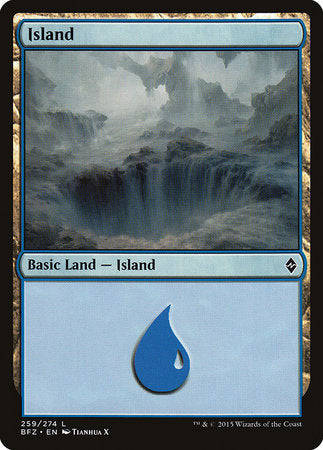 Island (259) [Battle for Zendikar] | Cracking-Singles