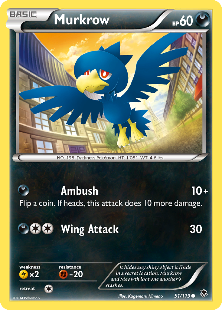 Murkrow (51/119) [XY: Phantom Forces] | Cracking-Singles