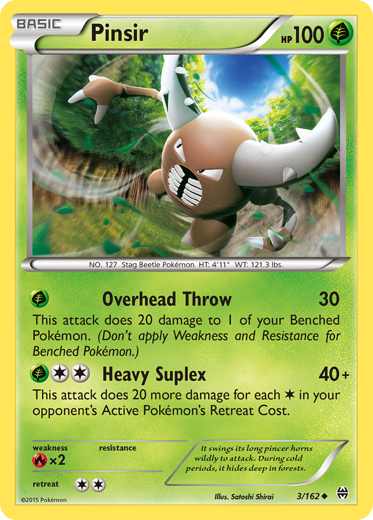 Pinsir (3/162) [XY: BREAKthrough] | Cracking-Singles