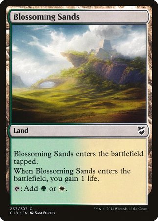 Blossoming Sands [Commander 2018] | Cracking-Singles