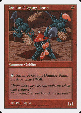 Goblin Digging Team [Fifth Edition] | Cracking-Singles