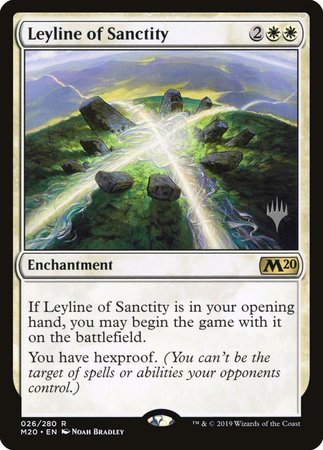 Leyline of Sanctity [Core Set 2020 Promos] | Cracking-Singles