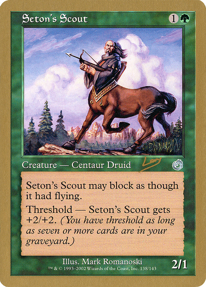 Seton's Scout (Raphael Levy) [World Championship Decks 2002] | Cracking-Singles