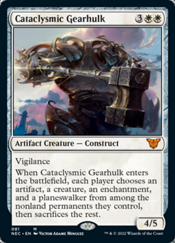 Cataclysmic Gearhulk [Kamigawa: Neon Dynasty Commander] | Cracking-Singles