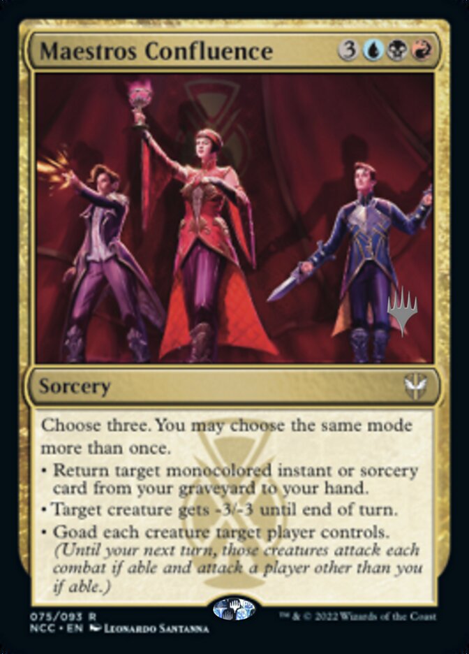 Maestros Confluence (Promo Pack) [Streets of New Capenna Commander Promos] | Cracking-Singles