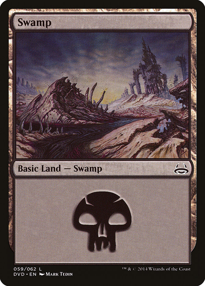 Swamp (59) (Divine vs. Demonic) [Duel Decks Anthology] | Cracking-Singles