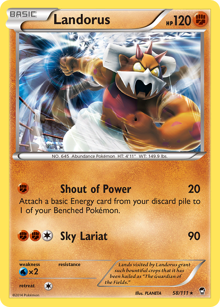 Landorus (58/111) [XY: Furious Fists] | Cracking-Singles